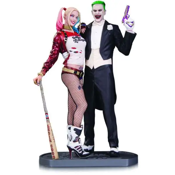 DC Suicide Squad Harley Quinn & The Joker 13.25-Inch Statue