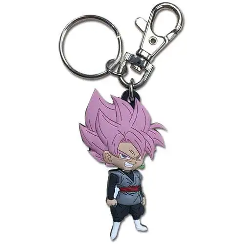 Dragon Ball Super Super Saiyan Rose Goku Black 1.5-Inch PVC Keychain