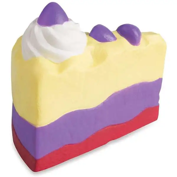 Soft'N Slow Squishies Series 1 Sweet Shop Banana Chocolate Cake Slice 3.5-Inch Squeeze Toy