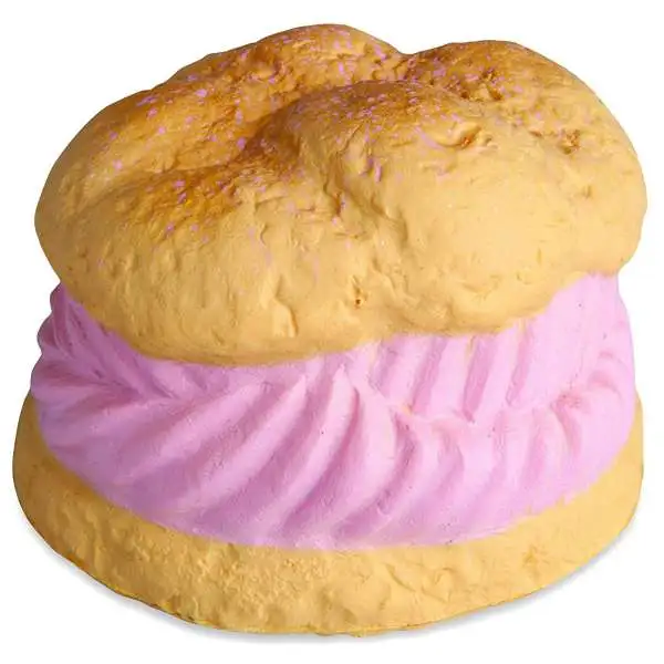 Soft'N Slow Squishies Series 1 Sweet Shop Strawberry Cream Puff 3.5-Inch Squeeze Toy