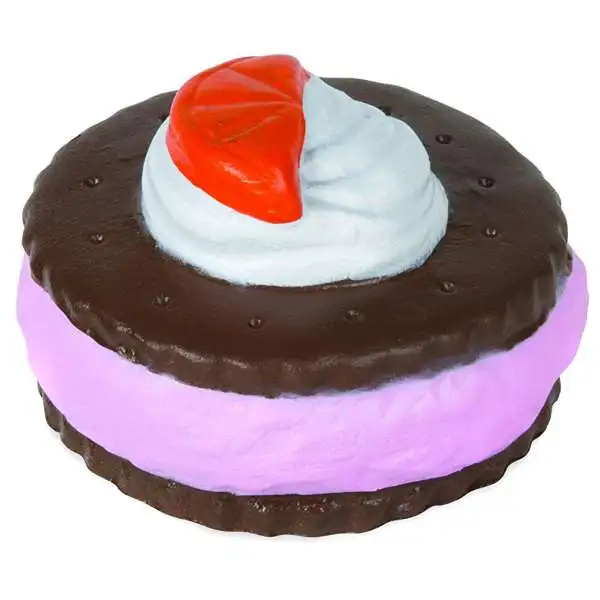 Soft'N Slow Squishies Series 1 Sweet Shop Strawberry Ice Cream Sandwich 3.5-Inch Squeeze Toy