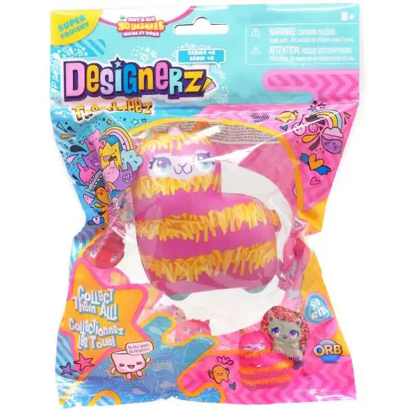 Soft'N Slow Squishies Designerz Series 5 Llama Fried Squeeze Toy