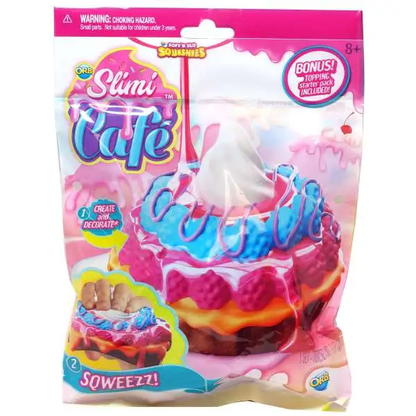 Soft'N Slow Squishies Slimi Cafe Berry Tart Squeeze Toy