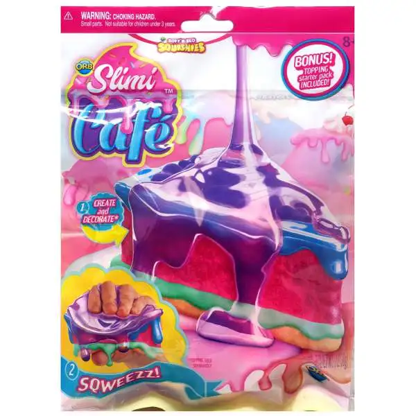 Soft'N Slow Squishies Slimi Cafe Cheesecake Slice Squeeze Toy