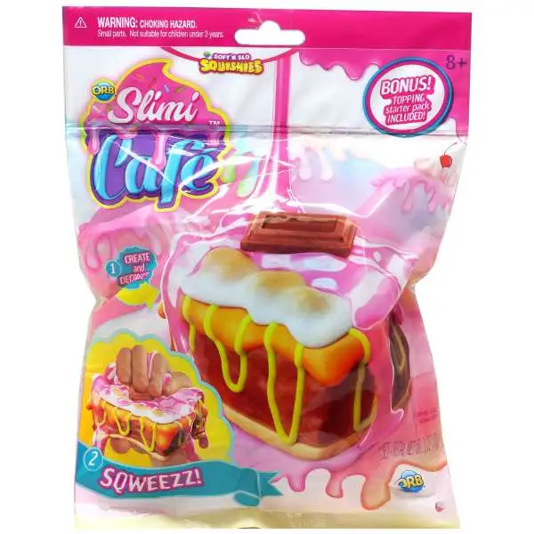 Soft'N Slow Squishies Slimi Cafe S'More Brownie Squeeze Toy