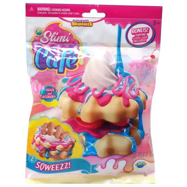 Soft'N Slow Squishies Slimi Cafe Waffle Stack Squeeze Toy
