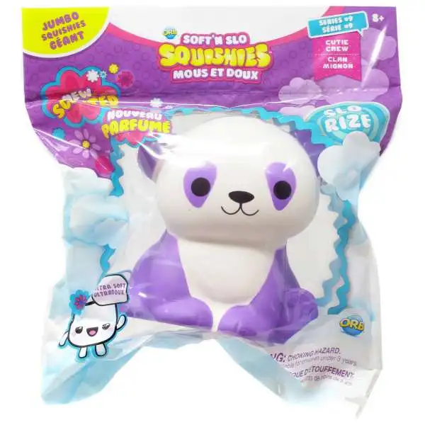 Soft'N Slow Squishies Series 9 Cutie Crew Panda 6-Inch Jumbo Squeeze Toy