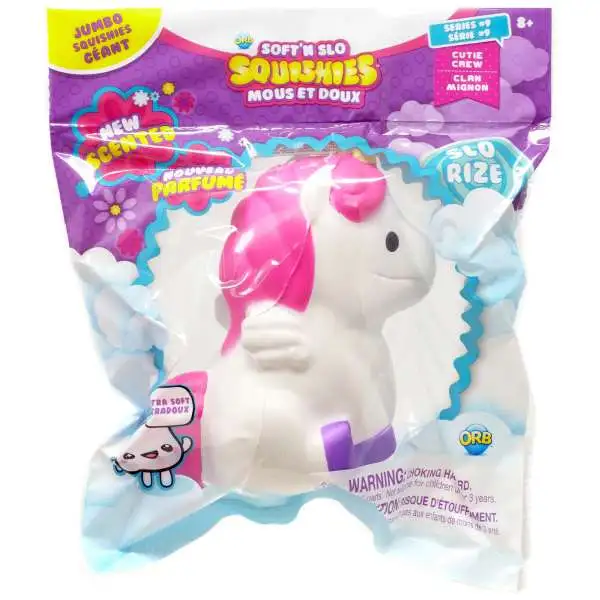 Soft'N Slow Squishies Series 9 Cutie Crew Unicorn 6-Inch Jumbo Squeeze Toy