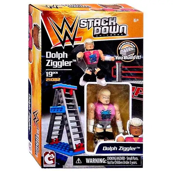 WWE Wrestling C3 Construction StackDown Dolph Ziggler Playset #21082