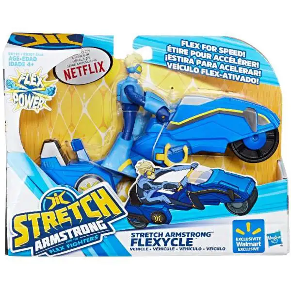 Stretch Armstrong & The Flex Fighters Flex Power Stretch Armstrong Flexycle Exclusive Figure & Vehicle