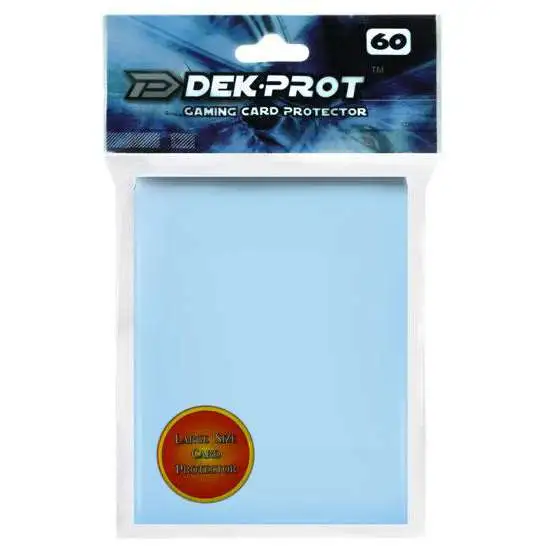 Card Supplies Gaming Card Protectors Aqua Blue Standard Card Sleeves [60 Count]