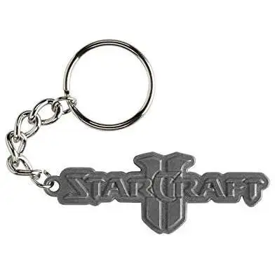 Starcraft II Logo Metal Keychain