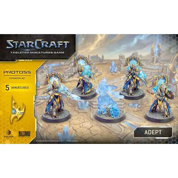 StarCraft Tabletop Miniatures Game Protoss - Adept Miniature Set (Pre-Order ships June)