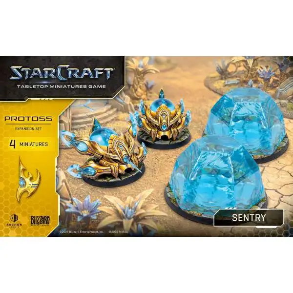 StarCraft Tabletop Miniatures Game Protoss - Sentry Miniature Set (Pre-Order ships June)