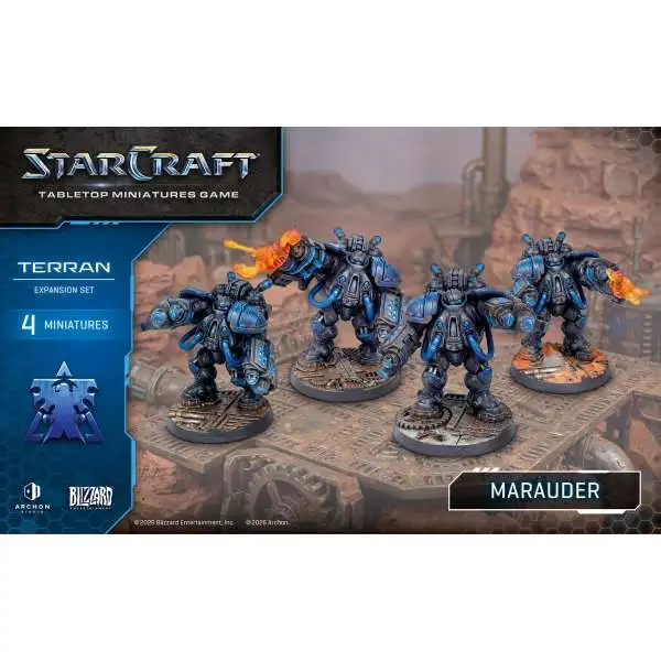 StarCraft Tabletop Miniatures Game Terran - Marauder Miniature Set (Pre-Order ships June)