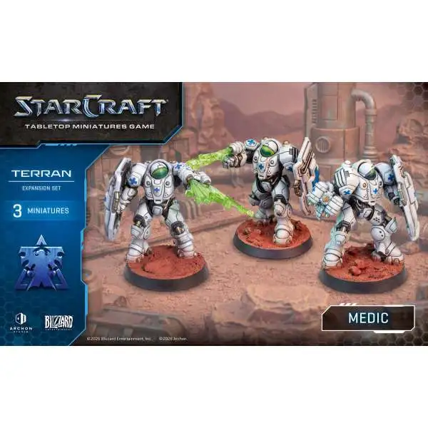StarCraft Tabletop Miniatures Game Terran - Medic Miniature Set (Pre-Order ships June)