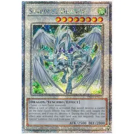 YuGiOh Trading Card Game 25th Anniversary Quarter Century Secret Rare Stardust Dragon TN23-EN016