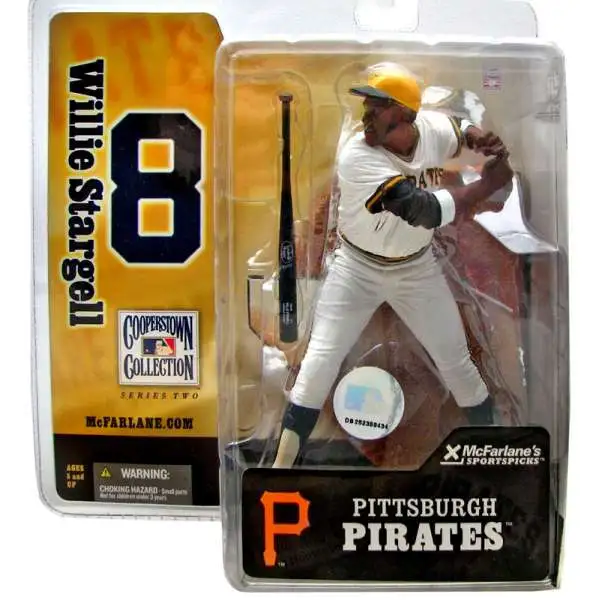 McFarlane Toys MLB Sports Picks Baseball Cooperstown Collection Series 2 Willie Stargell Action Figure [White Jersey]
