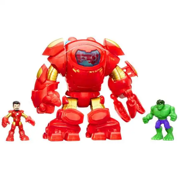 Marvel Playskool Heroes Super Hero Adventures Stark Tech Armor Mini Figure Set