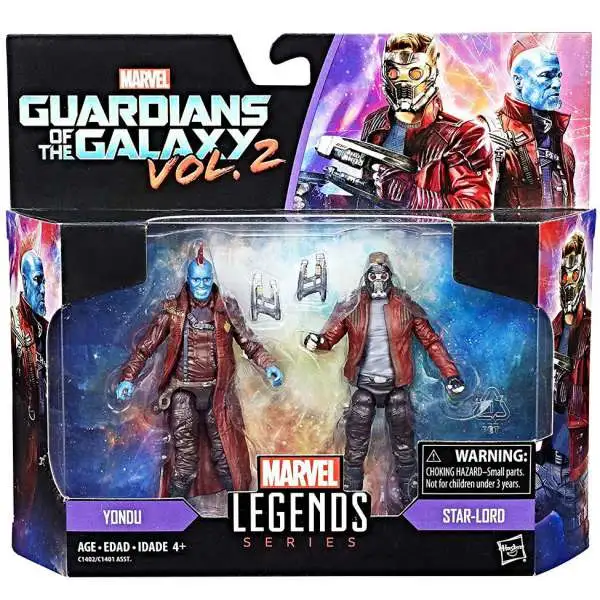 Guardians of the Galaxy Vol. 2 Marvel Legends Star-Lord & Yondu Action Figure 2-Pack