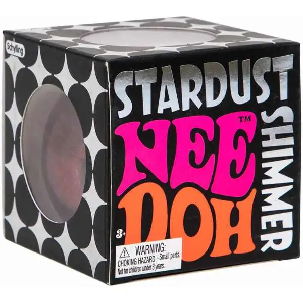 NeeDoh The Groovy Glob Stardust RED 2.5-Inch Small Stress Ball