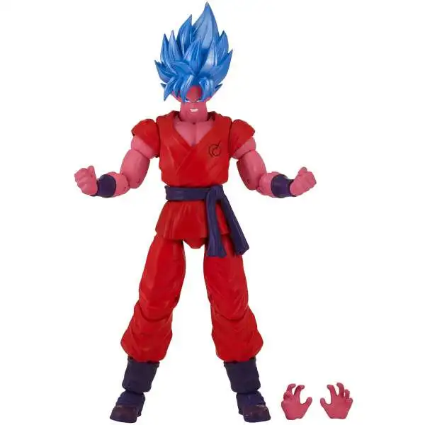 Dragon Ball Super Dragon Stars Series 6 Super Saiyan Blue Kaioken Goku Action Figure [Kale Build-a-Figure]