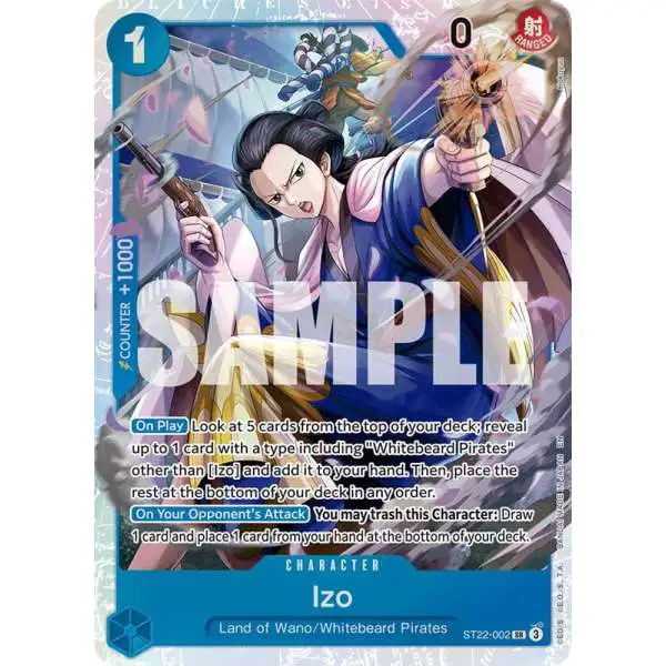 One Piece Trading Card Game Starter Deck 22: Ace & Newgate Super Rare Izo ST22-002