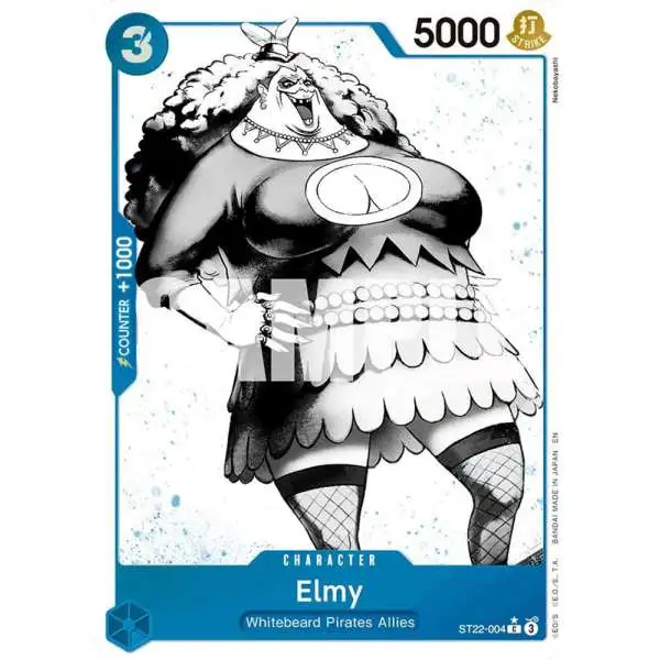 One Piece Trading Card Game Starter Deck 22: Ace & Newgate Common Elmy ST22-004 [Parallel]