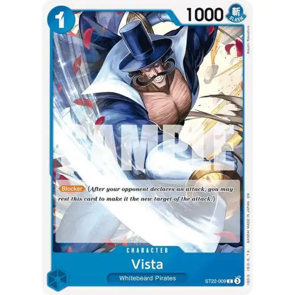 One Piece Trading Card Game Starter Deck 22: Ace & Newgate Common Vista ST22-009