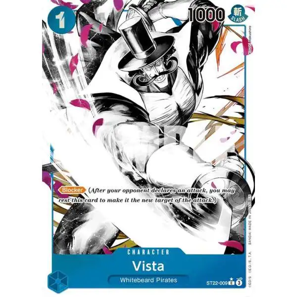 One Piece Trading Card Game Starter Deck 22: Ace & Newgate Common Vista ST22-009 [Parallel]