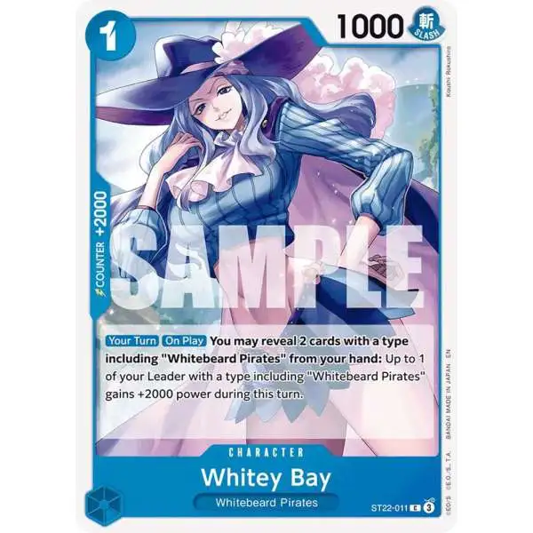 One Piece Trading Card Game Starter Deck 22: Ace & Newgate Common Whitey Bay ST22-011