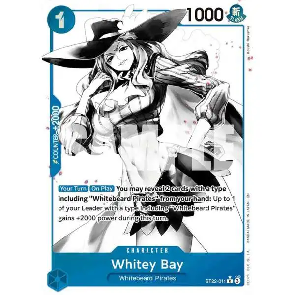 One Piece Trading Card Game Starter Deck 22: Ace & Newgate Common Whitey Bay ST22-011 [Parallel]