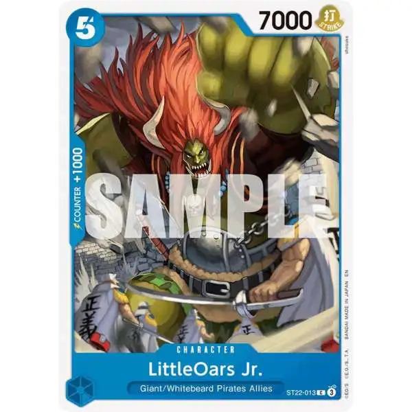 One Piece Trading Card Game Starter Deck 22: Ace & Newgate Common LittleOars Jr. ST22-013