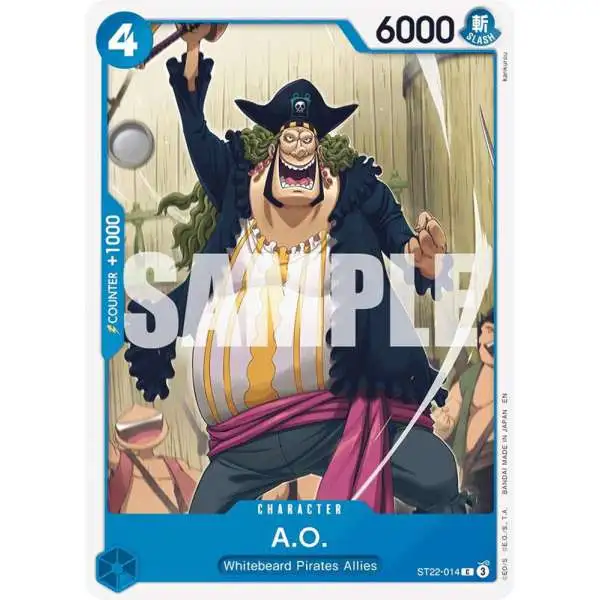 One Piece Trading Card Game Starter Deck 22: Ace & Newgate Common A.O. ST22-014