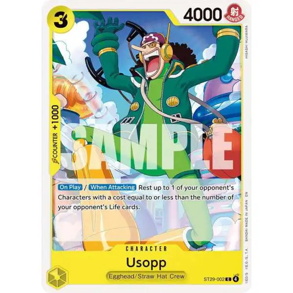 One Piece Trading Card Game Starter Deck 29: Egghead Common Usopp ST29-002