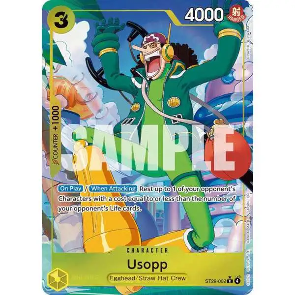 One Piece Trading Card Game Starter Deck 29: Egghead Common Usopp ST29-002 [Full Art]