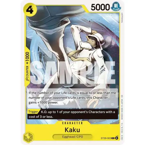 One Piece Trading Card Game Starter Deck 29: Egghead Common Kaku ST29-003