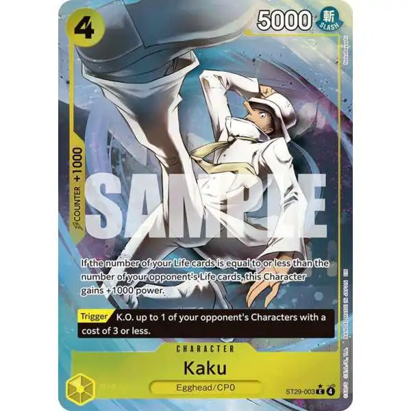 One Piece Trading Card Game Starter Deck 29: Egghead Common Kaku ST29-003 [Full Art]