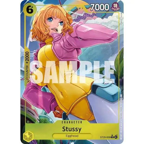 One Piece Trading Card Game Starter Deck 29: Egghead Common Stussy ST29-006 [Full Art]