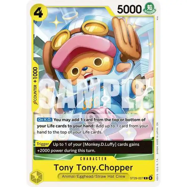 One Piece Trading Card Game Starter Deck 29: Egghead Common Tony Tony.Chopper ST29-007