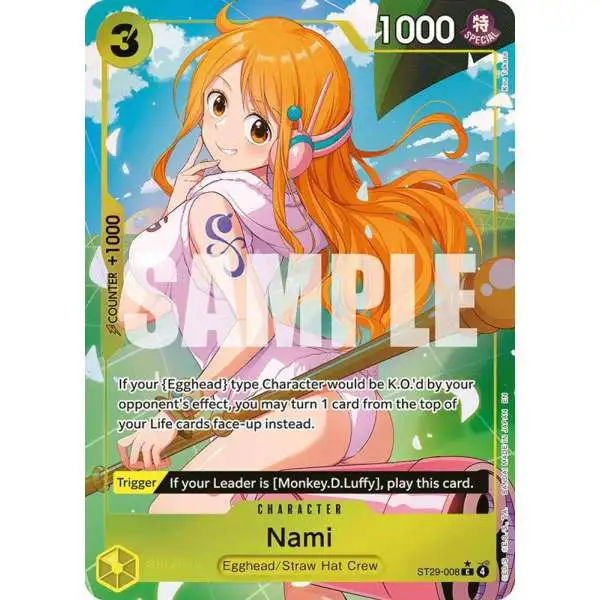 One Piece Trading Card Game Starter Deck 29: Egghead Common Nami ST29-008 [Full Art]