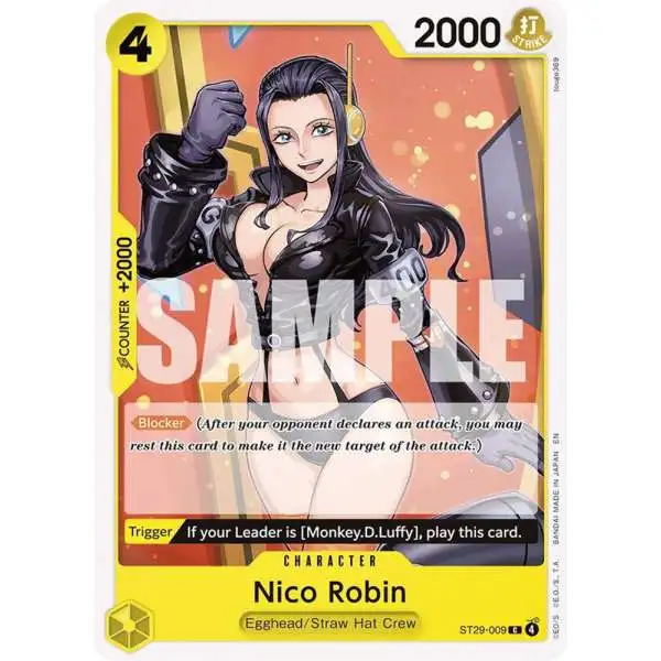 One Piece Trading Card Game Starter Deck 29: Egghead Common Nico Robin ST29-009