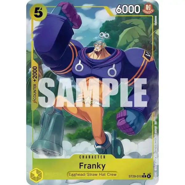 One Piece Trading Card Game Starter Deck 29: Egghead Common Franky ST29-010 [Full Art]