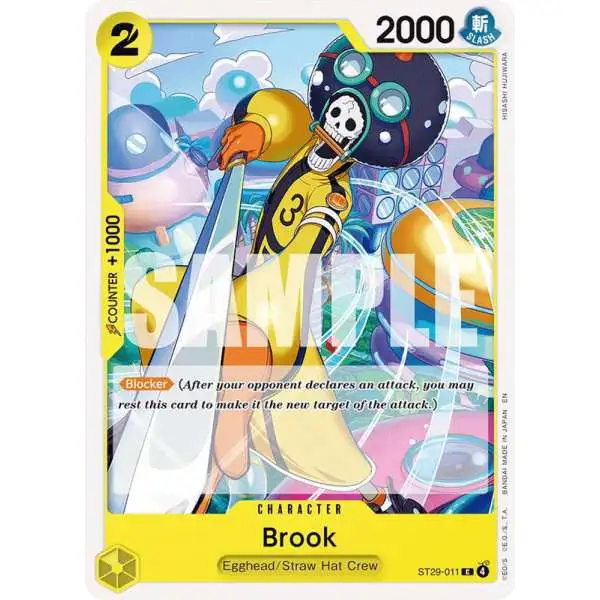 One Piece Trading Card Game Starter Deck 29: Egghead Common Brook ST29-011