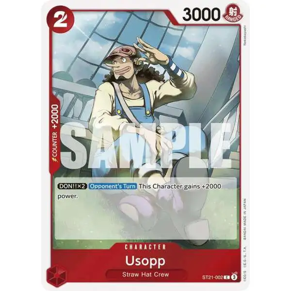 One Piece Trading Card Game Starter Deck EX: Gear 5 Common Usopp ST21-002