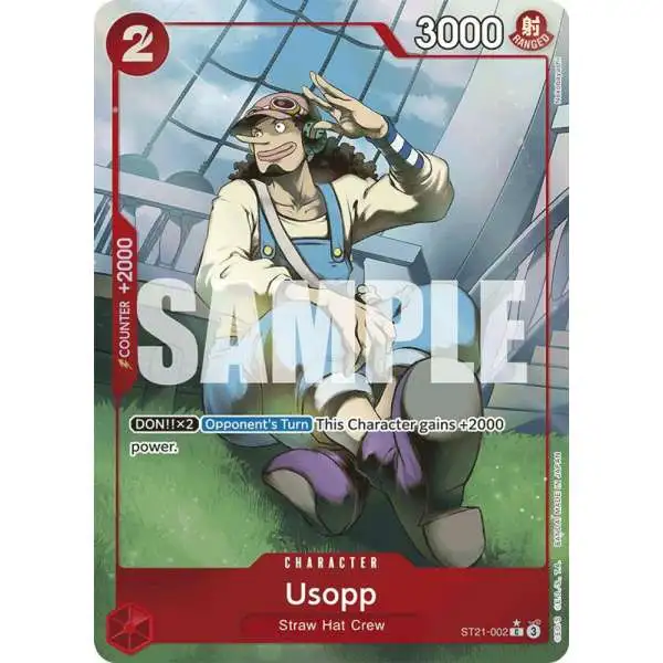 One Piece Trading Card Game Starter Deck EX: Gear 5 Common Usopp ST21-002 [Parallel]