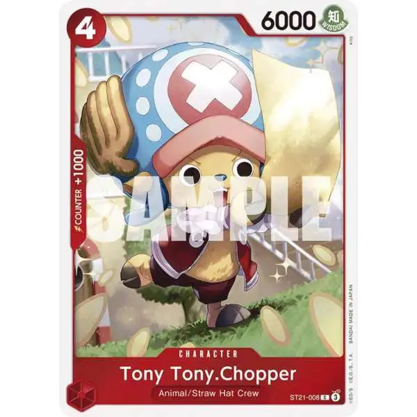 One Piece Trading Card Game Starter Deck EX: Gear 5 Common Tony Tony.Chopper ST21-008