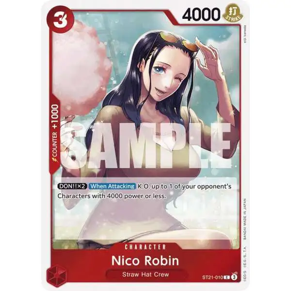 One Piece Trading Card Game Starter Deck EX: Gear 5 Common Nico Robin ST21-010
