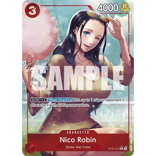 One Piece Trading Card Game Starter Deck EX: Gear 5 Common Nico Robin ST21-010 [Parallel]