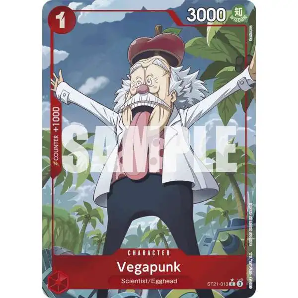 One Piece Trading Card Game Starter Deck EX: Gear 5 Common Vegapunk ST21-013 [Parallel]
